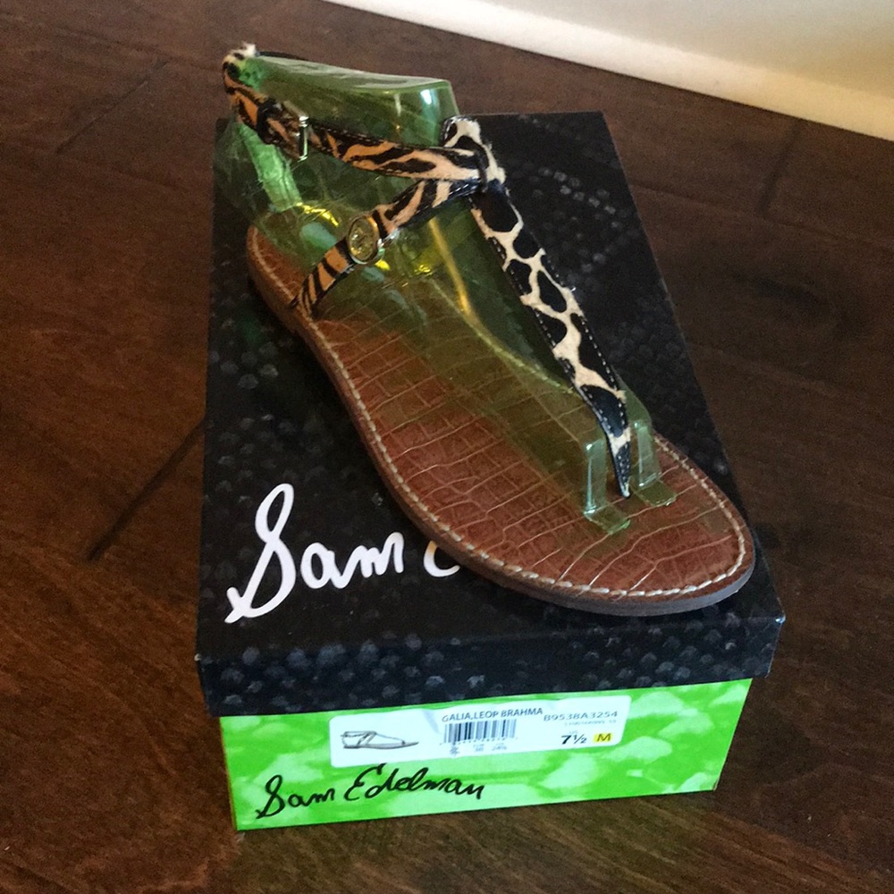 Sam Edelman leopard cheetah print sandal
